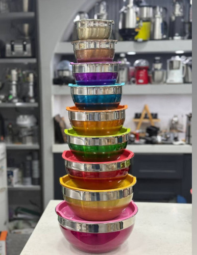 ظروف استیل رنگی