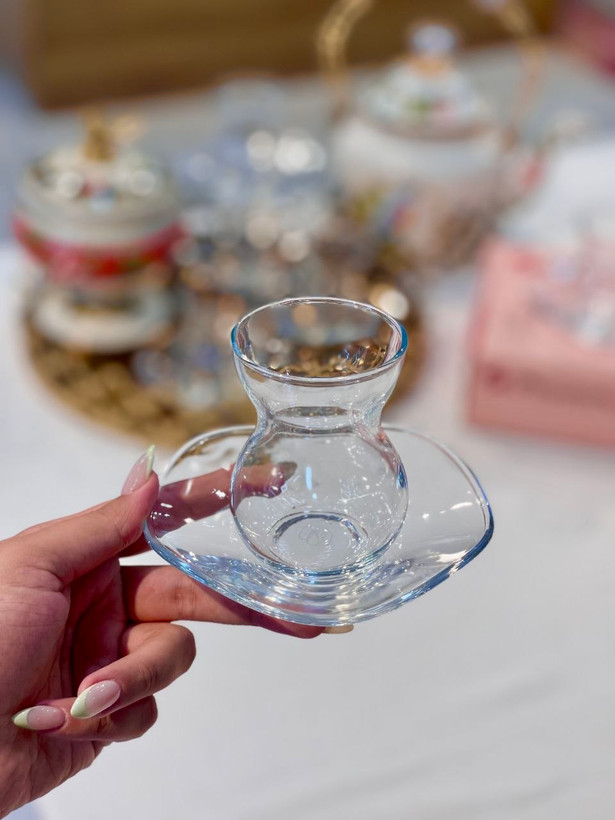 استکان نعلبکی وارداتی ترک